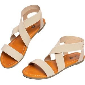Rekayla Flat Elastic Sandals